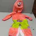 SpongeBob SquarePants Patrick Official Infant Halloween Costume - Premium Quality Jumpsuit with Hood and Non-Slip Booties, 12-18 Months 