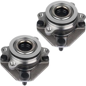 513297 Set of 2 Front Wheel Hub & Bearing Assembly Fit for Nissan Sentra 2007 2008 2009 2010 2011 2012 2.0L; ABS Models