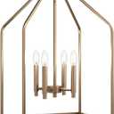 Kichler Madden 25.5" 4 Light Pendant in Champagne Bronze, Soft Modern Fixture, for an Entryway, Breakfast Nook, Laundry Room, (25.5" x 16")
