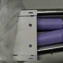 Snap Grip Mini Mop, Zero Touch Cloth Changing Mop with Automatic Push Pull Handle,360 Rotating Lazy Mops Wet Dry for Whole House Cleaning,Retractable Gap Dust Cleaner Flat Mops (Purple-6 Cloths)