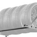 VEVOR Wall Mounted Folding Tire Rack, 32" - 48" Adjustable Tire Rack, Q235 Heavy-Duty Steel Tire Storage Rack for R14-R20 inch Standard Tires, Max 300lbs Load Capacity for Garage Workshop Repair Shop