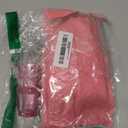 Plastic Shot Glasses of 8 Pcs, 1.5 oz Cute Pink Shot Glasses Set, Heart Shaped Shot Cups Bulk, Reusable Mini Beer Stein Tasting Glass Juice Cups for Whiskey, Tequila, Vodka, Spirits & Liquors