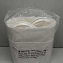 Yieach 12 L Bathroom Trash Can With Lid,2 Pack 3.17 Gallon Slim Pet/Dog Proof Trashcan and Skinny Small Covered Trash Can for Kitchen,Office,RV,Bedroom and Dorm,Plastic Covered Wastebasket,Garbage Can (White)