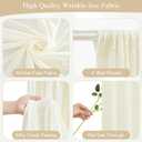 20x10FT Beige Backdrop Curtains with Lights for Parties,Wrinkle Free Wedding Photo Backdrop Curtains for Baby Shower Birthday Ceremony Reception Home Party Decorations-5ft x 10ft,4 Panels