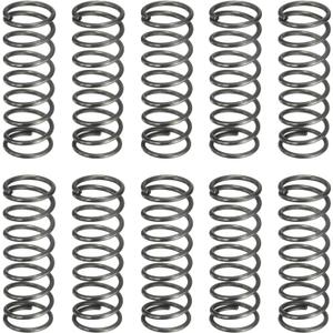 uxcell 20Pcs Compression Spring, 12mm OD, 1.2mm Wire Size, 35mm Free Length, Spring Steel Construction Extended Mechanical Compression Springs for Shop and Home Repairs, Silver Tone