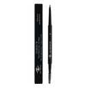 Eye Embrace Liz Micro-Tip Pen: Medium Gray Ultra-Fine Micro Eyebrow Pencil Waterproof, Double-Ended Automatic Micro-Tip & Spoolie Brush, Cruelty-Free