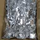 6 Pack Metallic Foil Spray Centerpiece Table Decoration Silver Star Party Centerpieces Table Decorations for Birthday Wedding Anniversary Graduation Party Decor