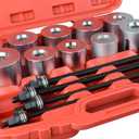 DAYUAN 27Pc Universal Press and Pull Sleeve Kit Bush Bearing Removal Insertion Tool Set