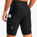 Bikewa Men's Bike Shorts 4D Padded Cycling Shorts for Men Road Riding Biking Bicycle Zipper Pockets M