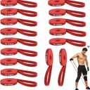 16-Pcs Resistance Bands Set - Premium Elastic Workout Bands for Home Gym, Strength Training, Yoga & Physical Therapy