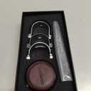 Car Steering Wheel knob Metal Sport knob Cow Leather Cover Spin Suicide knob fits Any car, Truck, Golf cart, Lawn Mower, Boat (Black Cowhide)