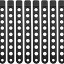 12 Pieces Bike Rack Straps, Rubber Bicycle Wheel Strap Replacement, Bike Cradle Carrier Strap with Holes for Outdoor Activities Car Rack, Cradle Tie Down