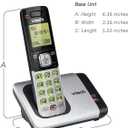 VTech CS6719-2 2-Handset Cordless Phone with Caller ID/Call Waiting, Handset Intercom & Backlit Display/Keypad, Silver