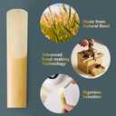 Tenor Saxophone Reeds | Strength 3.0 | Box of 10 | Premium Cane Reeds for Consistent Tone & Reliable Response (natural)