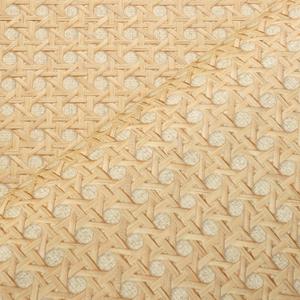 VEELIKE Natural Brown Rattan Wallpaper Peel and Stick Non-Textured Faux Rattan Cane Contact Paper for Cabinets Doors Walls 15.7''x118'' Self Adhesive Waterproof Weave Wallpaper for Bedroom Renters