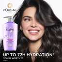 L'Oreal Paris Elvive Hyaluron Plump Shampoo and Conditioner Set for Dry, Dehydrated Hair, 72H Hydrating Hair Care, Infused with Hyaluronic Acid Complex, 53 Fl Oz Set