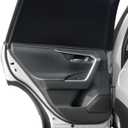 Car Window Shades, 2 Pack Side Car Window Sun Shades for Camping, UV Protection Breathable Mesh Baby Window Covers, Window Screen for Car, Truck, SUV, Protect Privacy for Kids, Family (39.8"x18.9")