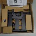 Amazon Basics Full Motion Articulating TV Wall Mount, with Swivel and Tilt, for 26" to 55" TVs and Flat Panels up to 80 Lbs, VESA Compatible, Black