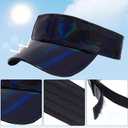Marrywindix 1 Piece of Sport Wear Athletic Visor Sun Sports Visor Hat Laser Visor Adjustable Cap for Women and Men (One Size)