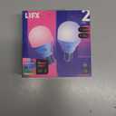 LIFX Color, A19 800 lumens, Wi-Fi Smart LED Light Bulb, Billions of Colors and Whites, No Bridge Required, Compatible with Alexa, Hey Google, HomeKit and Siri (2 Pack)