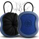 Shower Scrubber for Body 2-in-1 : 2 - Pack High Foaming Body Scrubber Exfoliator for Men, Ergonomic Shower Scrub, Deep Exfoliating Travel Bath Brush Loofah for Women, Durable Skin Wash Tool