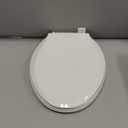 KOHLER 4636-RL-0 Cachet Ready Latch Elongated Toilet Seat Slow Close, Soft Close Toilet Seat Quiet Lid, Contoured Grip-Tight Bumpers Installation Hardware, Apartment Essentials, White