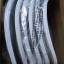 Amazon Basics Sturdy Foldable Plastic Chair, Portable, 350-Pound Capacity, White, 6-Pack