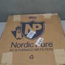 Nordic Pure 18x20x1 (Actual Size: 17 1/2 x 19 1/2 x 3/4) Pleated MERV 14 Air Filters 4 Pack