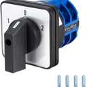 Changeover Switch LW28-32 3 Positions 8 Terminals Universal Rotary Cam Selector Latching Switches 690V 32A