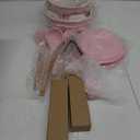 Astercook 21 Pcs Pots and Pans Non Stick Ceramic Cookware Set, Detachable Handles, RV Kitchen Cooking Set, Oven Safe, Induction Ready, Stackable, Pink