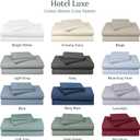 California Design Den Luxury 800 Thread Count King Size Sheets Set - 100% Cotton Sheets, Soft Sateen, Deep Pockets for a Snug Fit, Durable Bedding Set - White