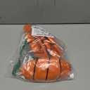 Botabee 5-Inch Mini Basketball Balls Set of 3 - Ideally Sized for Boys, Toddlers - Indoor and Outdoor Pool Basketball for Mini Hoops - Exciting Over The Door Ball Games - Orange and Black