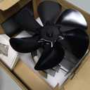 Miaton Wood Stove Fan Heat Powered | Non Electric Heat Activated Fan for Wood Burning Stove/Log Burner | Thermoelectric Fireplace Fan| w/Stove Accessories Thermometer