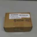 Mini Salt and Pepper Shakers Bulk 0.5 oz Small Cube Clear Glass Spice Saleros Shaker with Plastic Mini Funnels for Wedding Kitchen Restaurant Travel Camp Party(Golden)