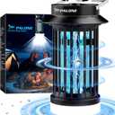 PALONE Bug Zapper for Outdoor Indoor, Mosquito Zapper Rechargeable Fly Killer, Portable Electric Fly Traps, Mosquito Killer, Insect Pest Control with LED Light for Backyard, Patio, Camping, Fishing