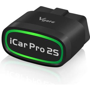 Vgate iCar Pro 2S Bluetooth OBD2 Code Reader BLE 5.2 OBD2 Scanner OBDII Fault Diagnostic Scan Tool for iPhone, iOS, Android, and Windows 