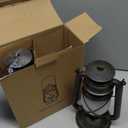 Lantern LED Battery Powered Camping Lamp Outdoor Hanging Rechargeable Lantern Flickering Flame Retro Lanterns Remote Control 4 Modes Light Non-Solar 2 Pack