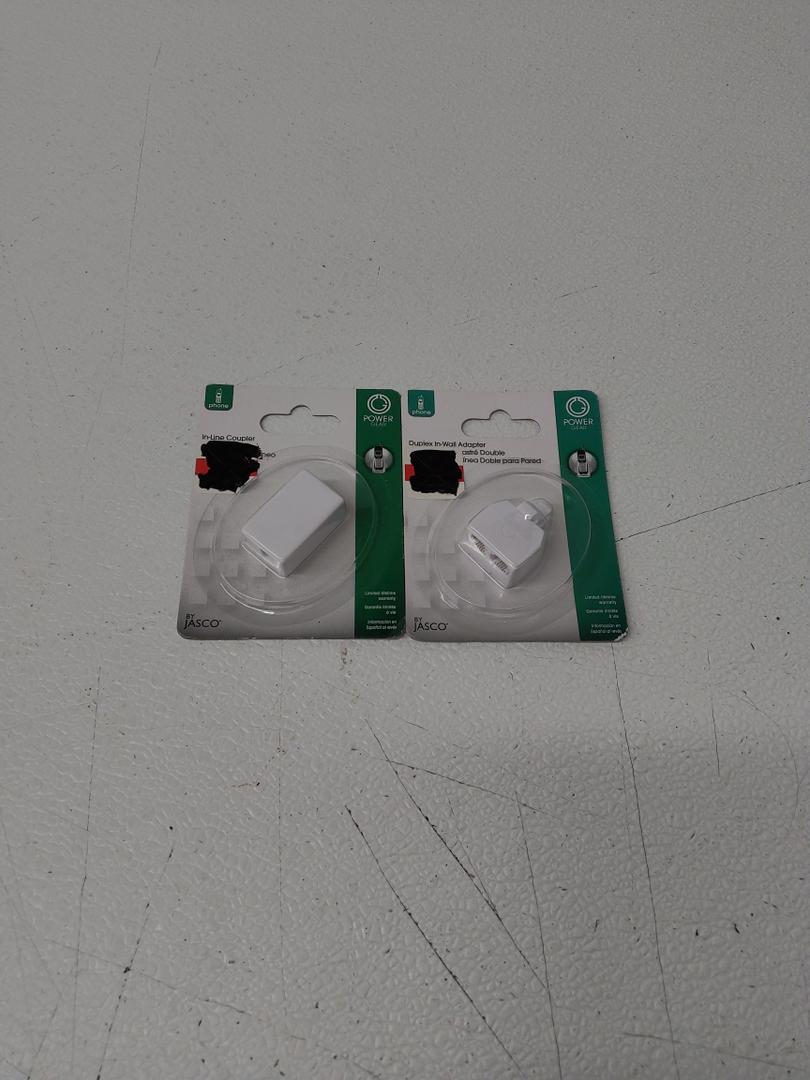 In- Line Coupler & Duplex In-Wall Adapter