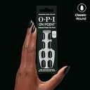 OPI On Point Press On Nails | Short Round Classic & Accent Nail Art Press On Nails | 30 Count With Nail Glue | Instant Press-On Mani | Long Lasting, Reusable, Non-damaging