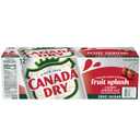 Canada Dry Zero Sugar Cherry Gingerale Fruit Splash 12oz, Pack of 12 (EXP 08/16/25)
