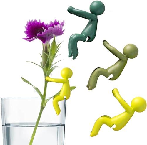 Pack of 3, Plant Breeding Budd, Plant Breeding Friend, Plant Cutting Holder Plant Support Bud, Cute Plant Support Plant breeding Station or Indoor Garden, Three Colors. (3pcs)