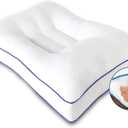 Nature's Guest Adjustable Cervical Pillow, Better Than Memory Foam Pillow for Neck Pain, Contour Orthopedic Pillow for Sleeping, Ergonomic Pillow for Side, Back and Stomach Sleepers, Standard Medium