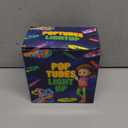 24 Pcs Glow Sticks Toys for Kids, LED Light Up Pop Tubes/Bracelet Party Favors for Kids,Glow in The Dark Party Supplies, Birthday Gifts Xmas Stocking Goodie Bags Stuffers Boys Girls