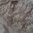 MITILLY Girls Boho Lace Flower Dresses Spaghetti Strap A-Line Ruffle Tiered Flowy Wedding Party Maxi Dress with Pockets 13 Y Pink