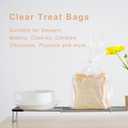 Aegero Cello Cellophane Treat Bags, 200 Pcs 6x10Inches Clear Cellophane Bags with 200 Twist Ties for Gift Wrapping,Packaging Candies,Dessert,Bakery,Party Favors