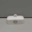White Ceramic Butter Cover Dish Top Only