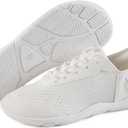 HIKE Footwear HF Stride Slip-on Barefoot Shoes, Zero Drop, Unisex, White, 7 Wide Women/5 Wide Men