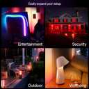 Philips Hue Essential Smart LED A19 Bulb, White and Color Ambiance, E26 Base, 8.8W, 2200K-6500K, 800 Lumens, Dimmable, Works with Alexa, Google, and Apple Home, 4-Pack