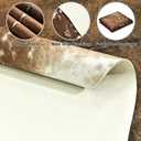 Easycozy Faux Cowhide Cow Print Rug: 8 x 10 Western Decor Faux Cowhide, Thickened Cow Print for Bedroom, Living Room, Home Office Decor
