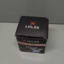 LOLEX Hooded Pro Travel Pillow - Memory Foam Neck Support Pillow for Airplane, Flight - Super-Soft Pure Cotton Fabric, Maximum Privacy & Light-Block Design, Lightweight Full Travel Kit - Dark Grey